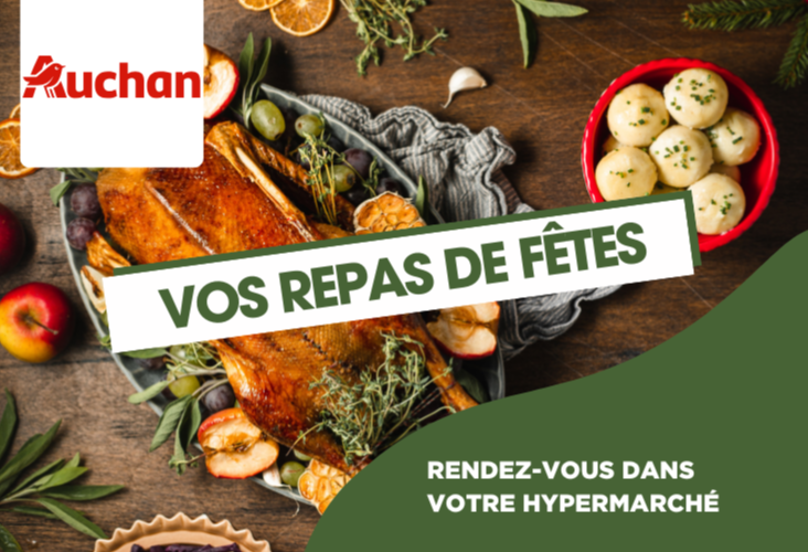 🎄 Préparez des repas de fêtes inoubliables chez Auchan