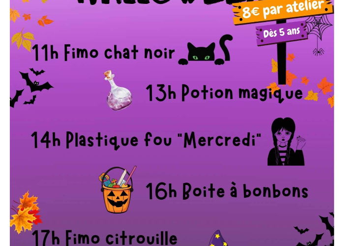 ateliers halloween dijon