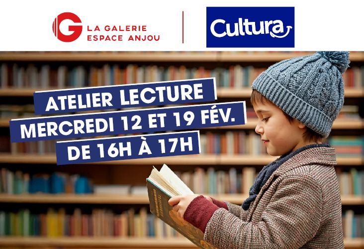 📖 Atelier Lecture à La Galerie Espace Anjou – Devant Cultura ! 📚