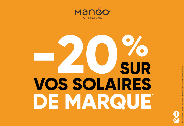 Offre solaire chez Manéo ! 🕶️