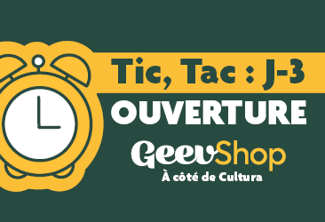 J-3 ouverture GEEV SHOP : Le magasin où tout est donné